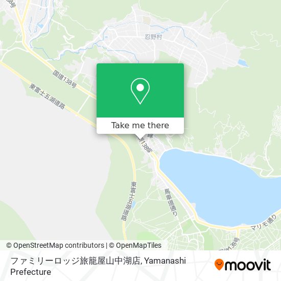 ファミリーロッジ旅籠屋山中湖店 map