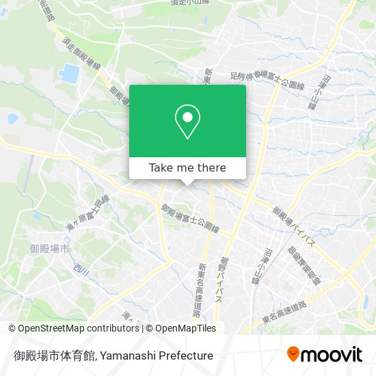 御殿場市体育館 map
