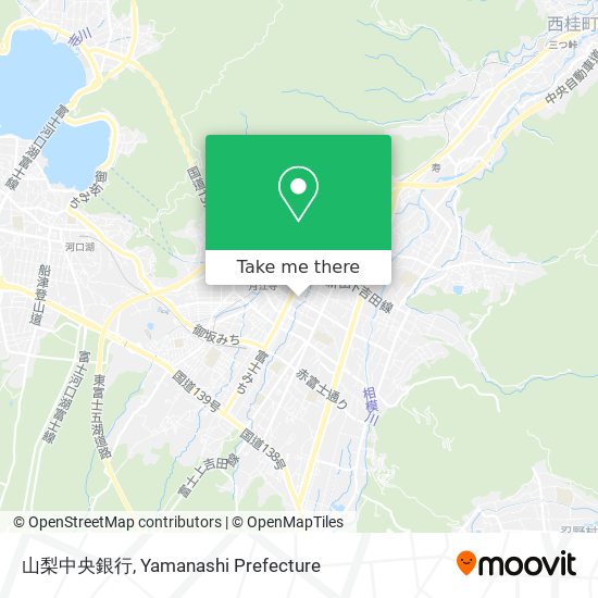 山梨中央銀行 map