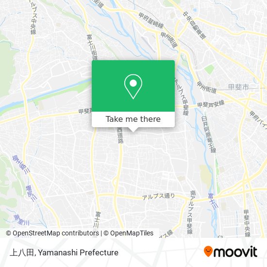 上八田 map