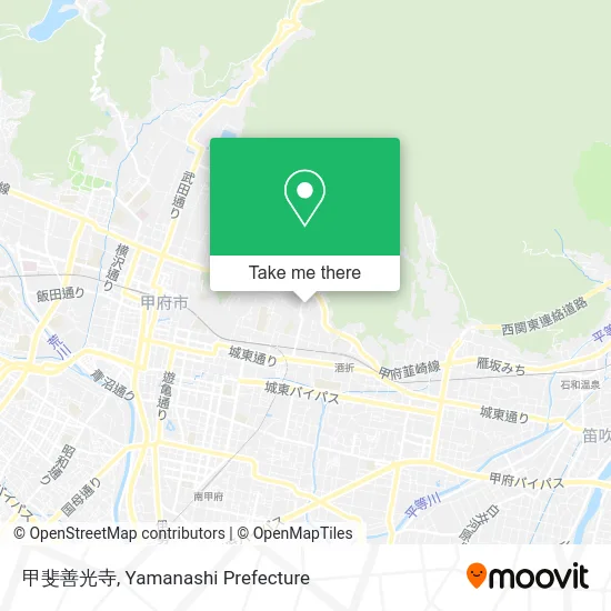 甲斐善光寺 map