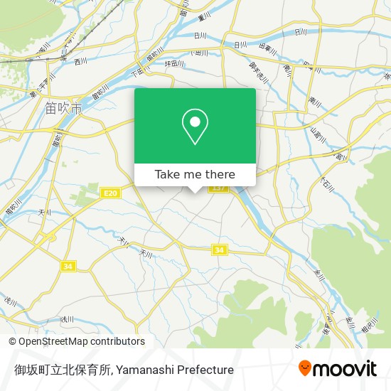 御坂町立北保育所 map