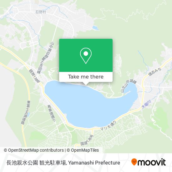 長池親水公園 観光駐車場 map