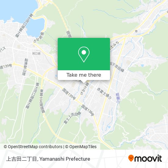 上吉田二丁目 map