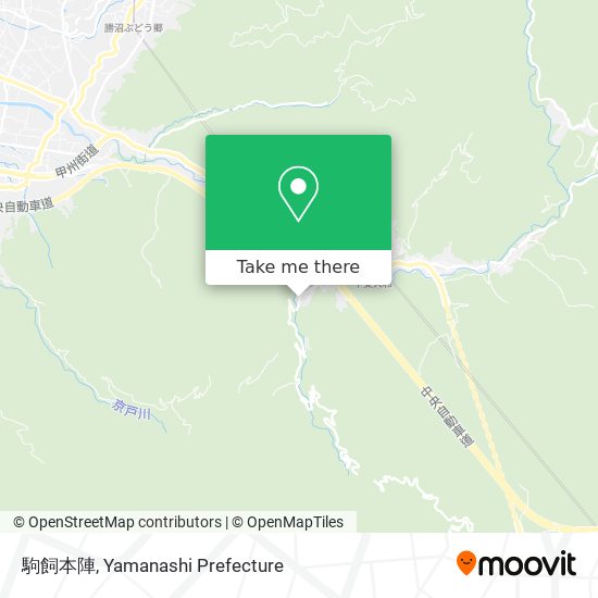 駒飼本陣 map