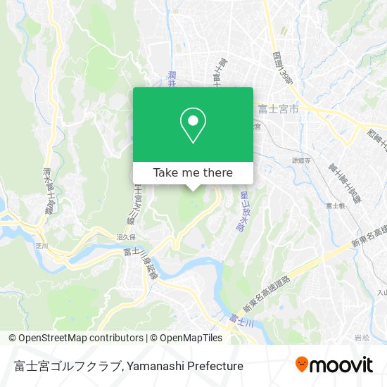 富士宮ゴルフクラブ map