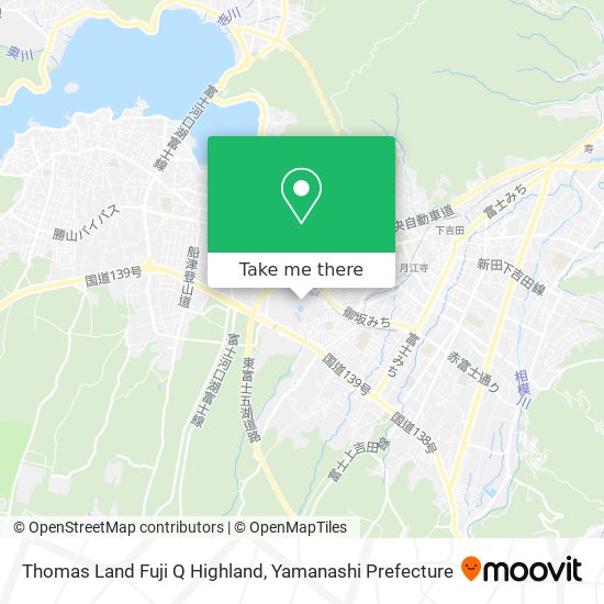 Thomas Land Fuji Q Highland map
