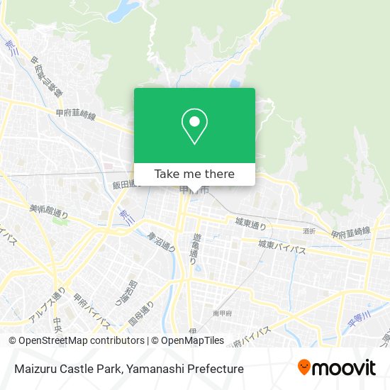 Maizuru Castle Park map