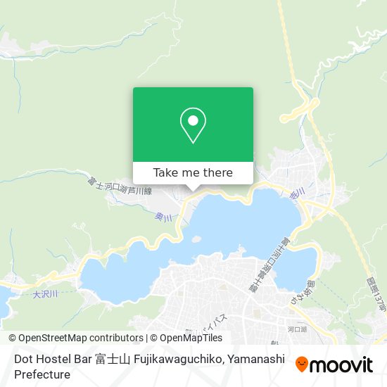 Dot Hostel Bar 富士山 Fujikawaguchiko map
