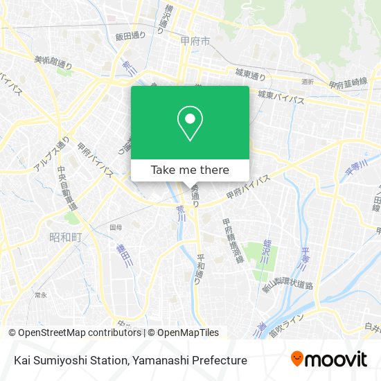 Kai Sumiyoshi Station map