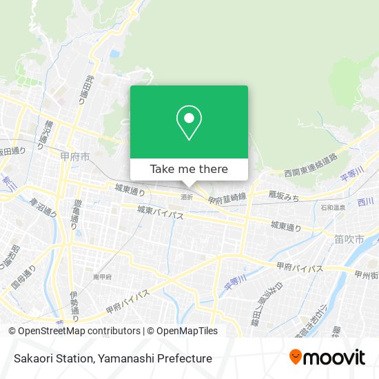 Sakaori Station map