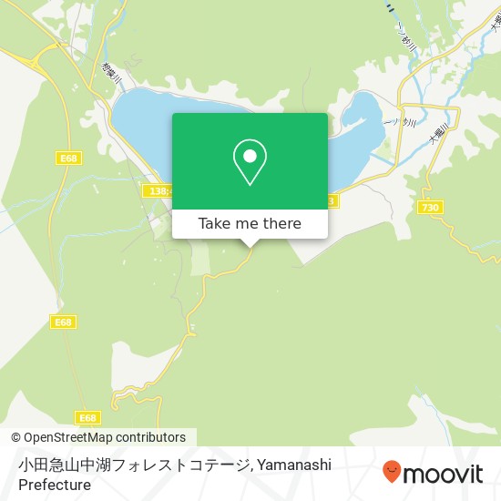 小田急山中湖フォレストコテージ map