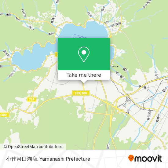 小作河口湖店 map