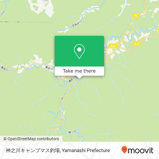 神之川キャンプマス釣場 map