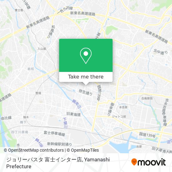 ジョリーパスタ 富士インター店 map