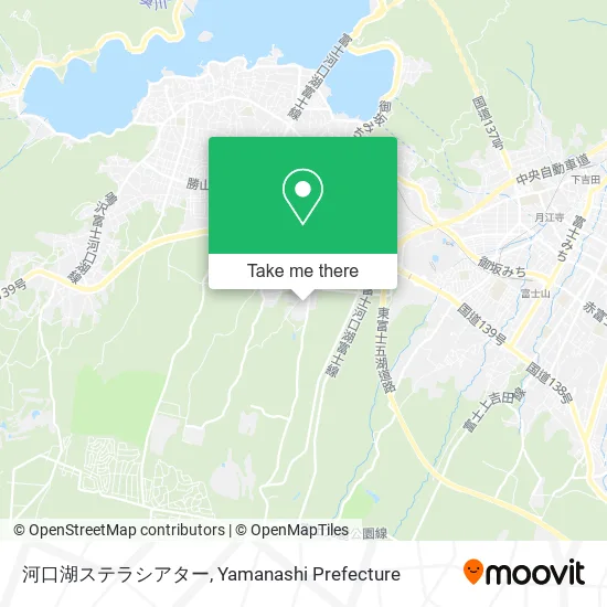 河口湖ステラシアター map