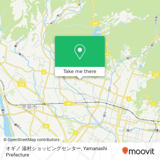 オギノ 湯村ショッピングセンター map