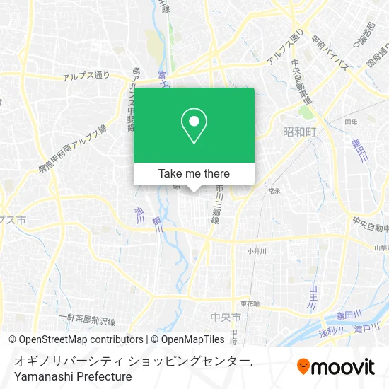 オギノリバーシティ ショッピングセンター map