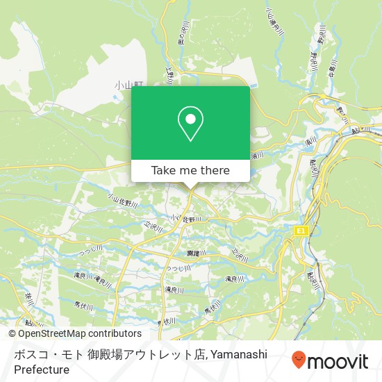 How To Get To ボスコ モト 御殿場アウトレット店 In Yamanashi Prefecture By Bus
