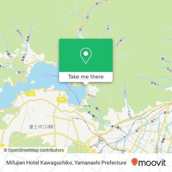 Mifujien Hotel Kawaguchiko map