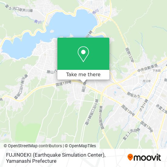 FUJINOEKI (Earthquake Simulation Center) map