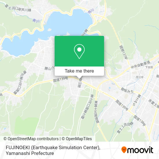 FUJINOEKI (Earthquake Simulation Center) map