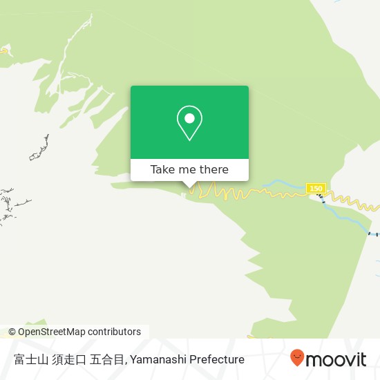 富士山 須走口 五合目 map