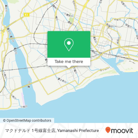 マクドナルド 1号線富士店 map