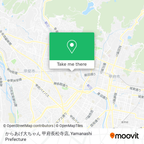 からあげ大ちゃん 甲府長松寺店 map