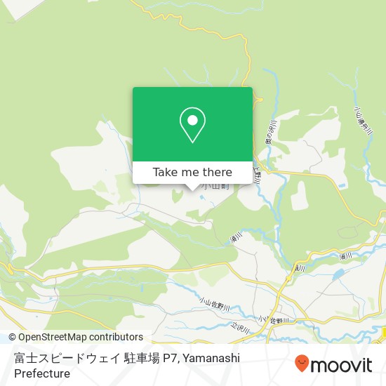 富士スピードウェイ 駐車場 P7 map