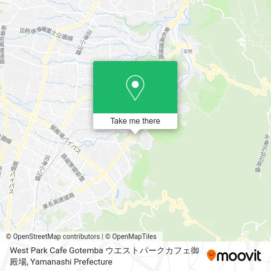 West Park Cafe Gotemba map