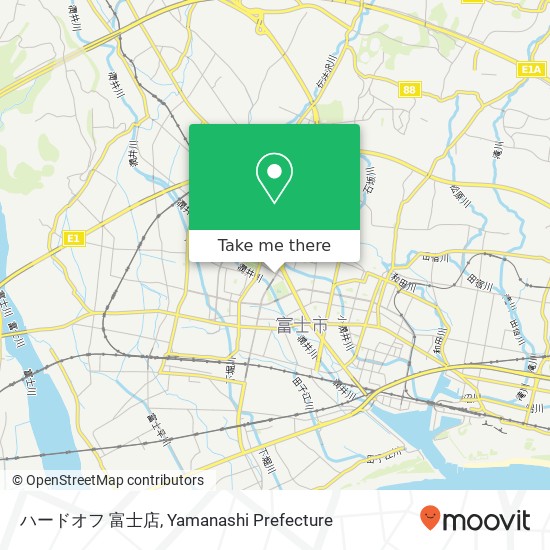ハードオフ 富士店 map