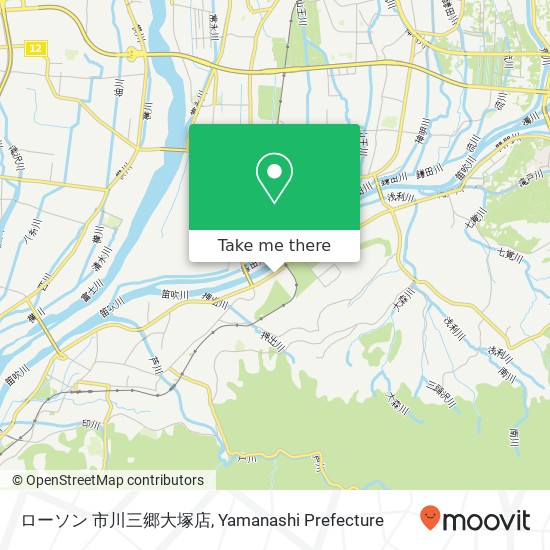 ローソン 市川三郷大塚店 map