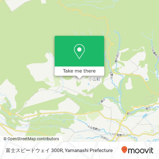 富士スピードウェイ 300R map