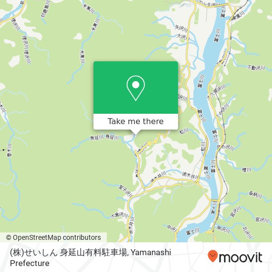 (株)せいしん 身延山有料駐車場 map