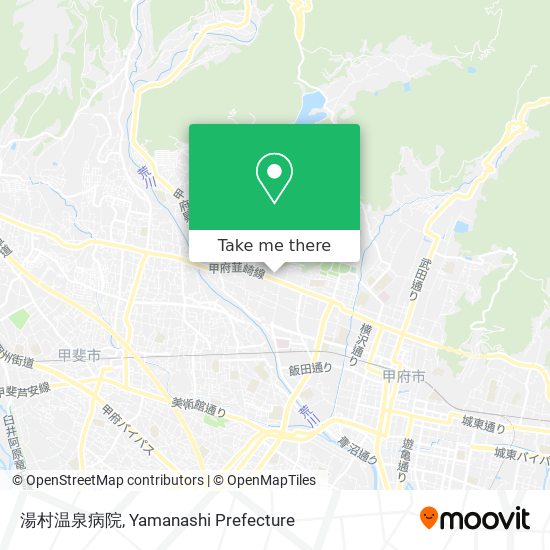 湯村温泉病院 map