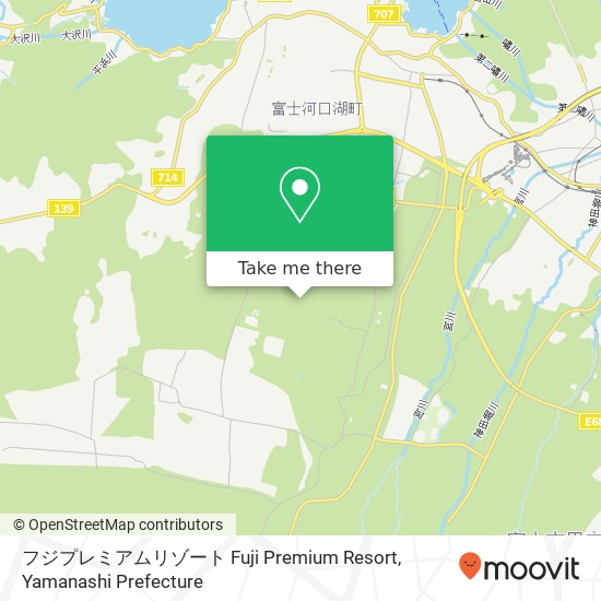 フジプレミアムリゾート Fuji Premium Resort map