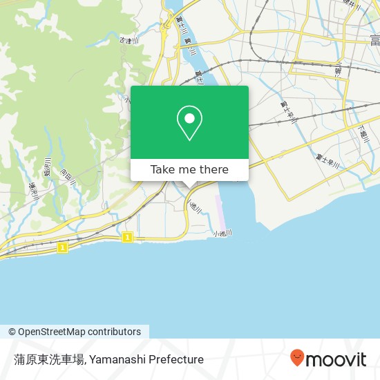蒲原東洗車場 map