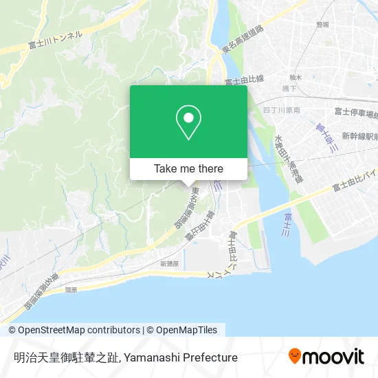 明治天皇御駐輦之趾 map