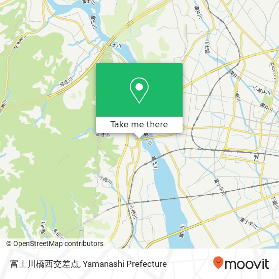 富士川橋西交差点 map
