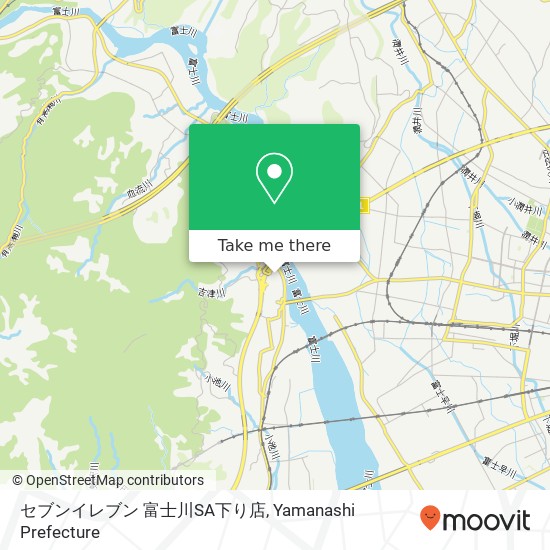 セブンイレブン 富士川SA下り店 map