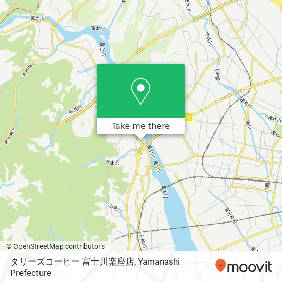 タリーズコーヒー 富士川楽座店 map