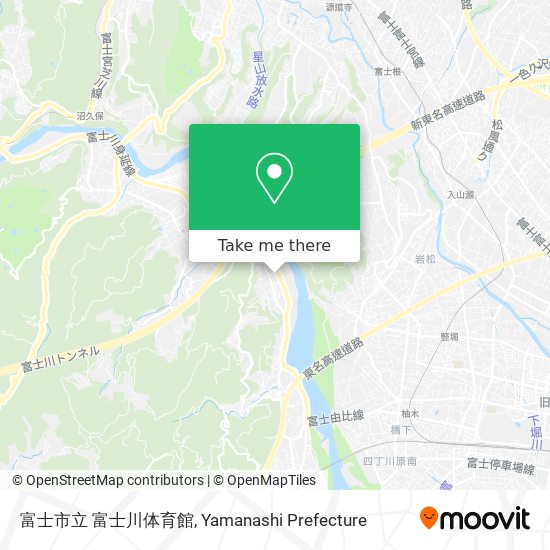 富士市立 富士川体育館 map