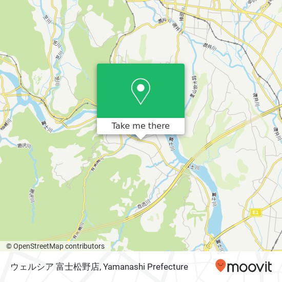 ウェルシア 富士松野店 map