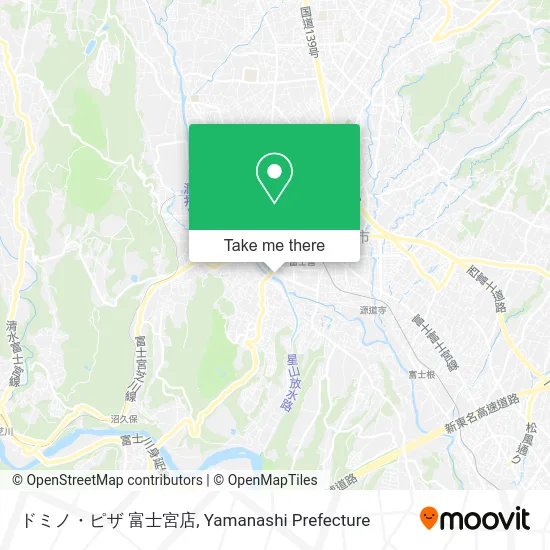 Domino's Pizza Fujinomiya Store map
