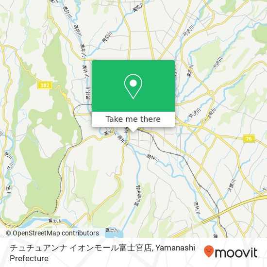 チュチュアンナ イオンモール富士宮店 map