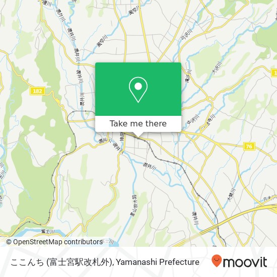 ここんち (富士宮駅改札外) map