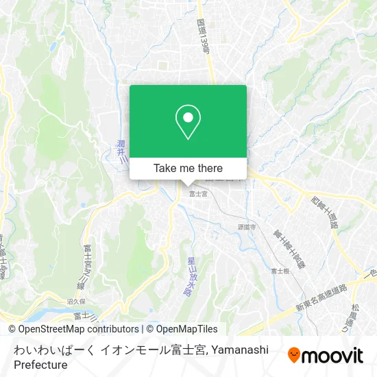 わいわいぱーく イオンモール富士宮 map