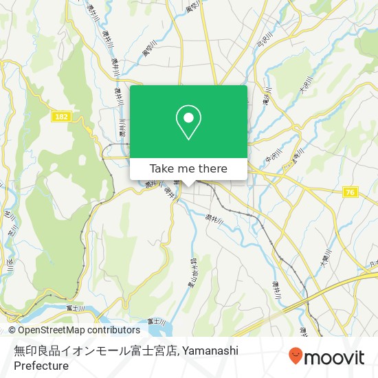 無印良品イオンモール富士宮店 map