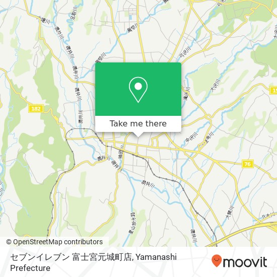 セブンイレブン 富士宮元城町店 map